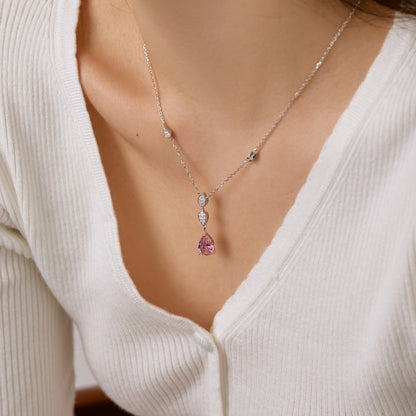 [Together]Dazzling Pear Cut Necklace