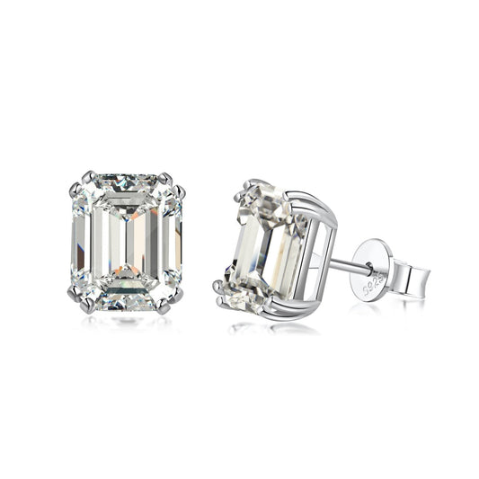 [Together]Dazzling Square Shape Earrings