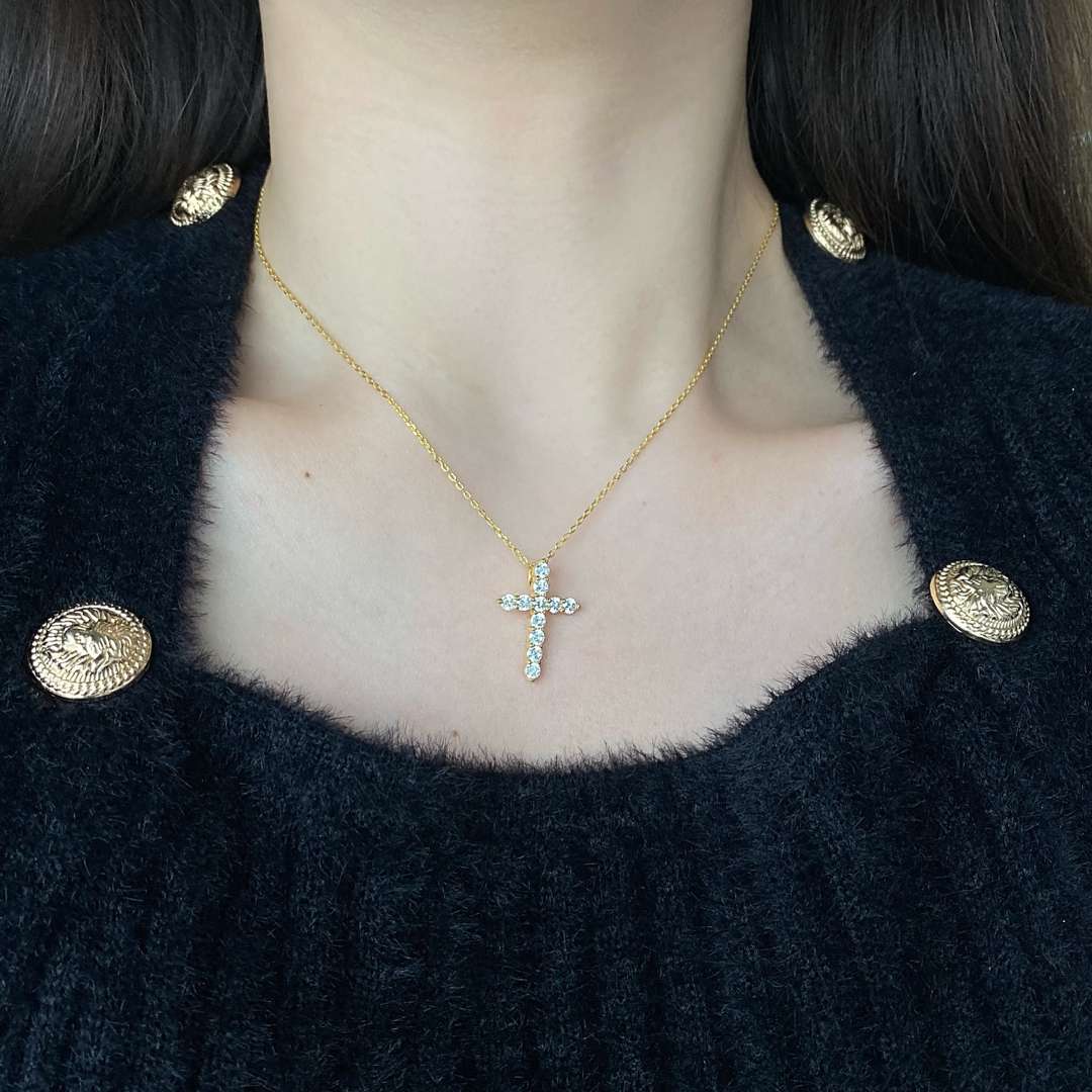 [Together]Unique Cross Shape Necklace