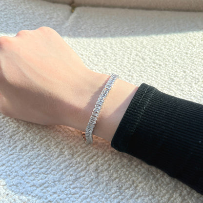 [Together]Exquisite Emerald Cut Daily Bracelet