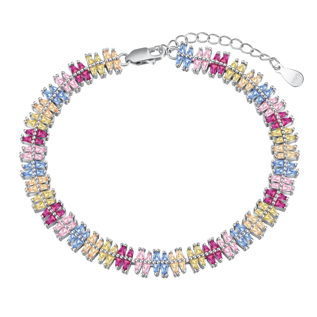 [Together]Sparkling Exquisite Multi Cut Party Bracelet