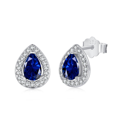 [Together]Luxurious Water Drop Shape Earrings