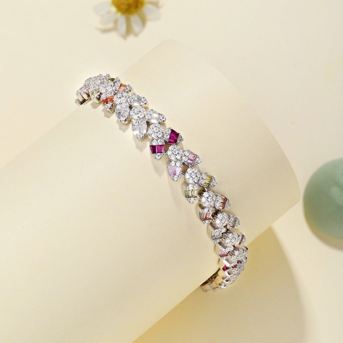 [Together]Dainty Exquisite Flower Shape Daily Bracelet