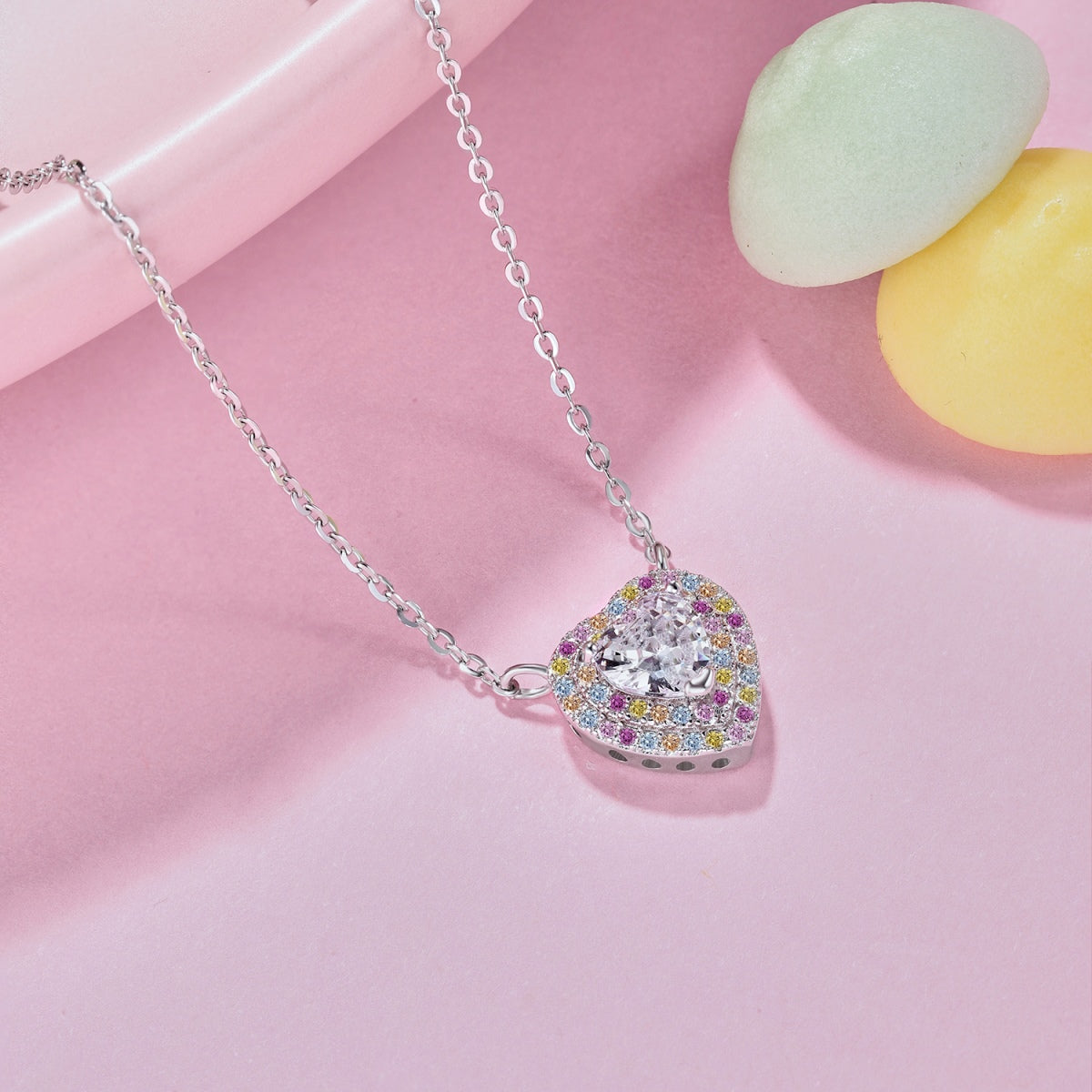 [Together]Exquisite Heart Shape Necklace