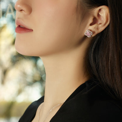 [Together]Lucky Four-Leaf Clover Exquisite Earrings