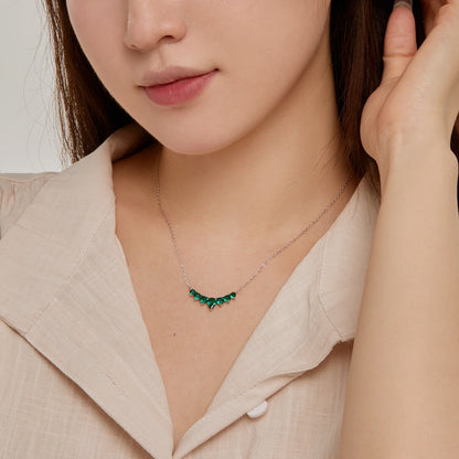 [Together]Dainty Colorful Heart Necklace