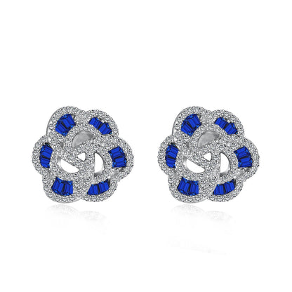 [Together]Exquisite Flower Shape Daily Earrings