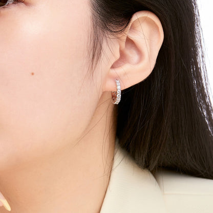 [Together]Radiant Colorful Round Cut Earrings