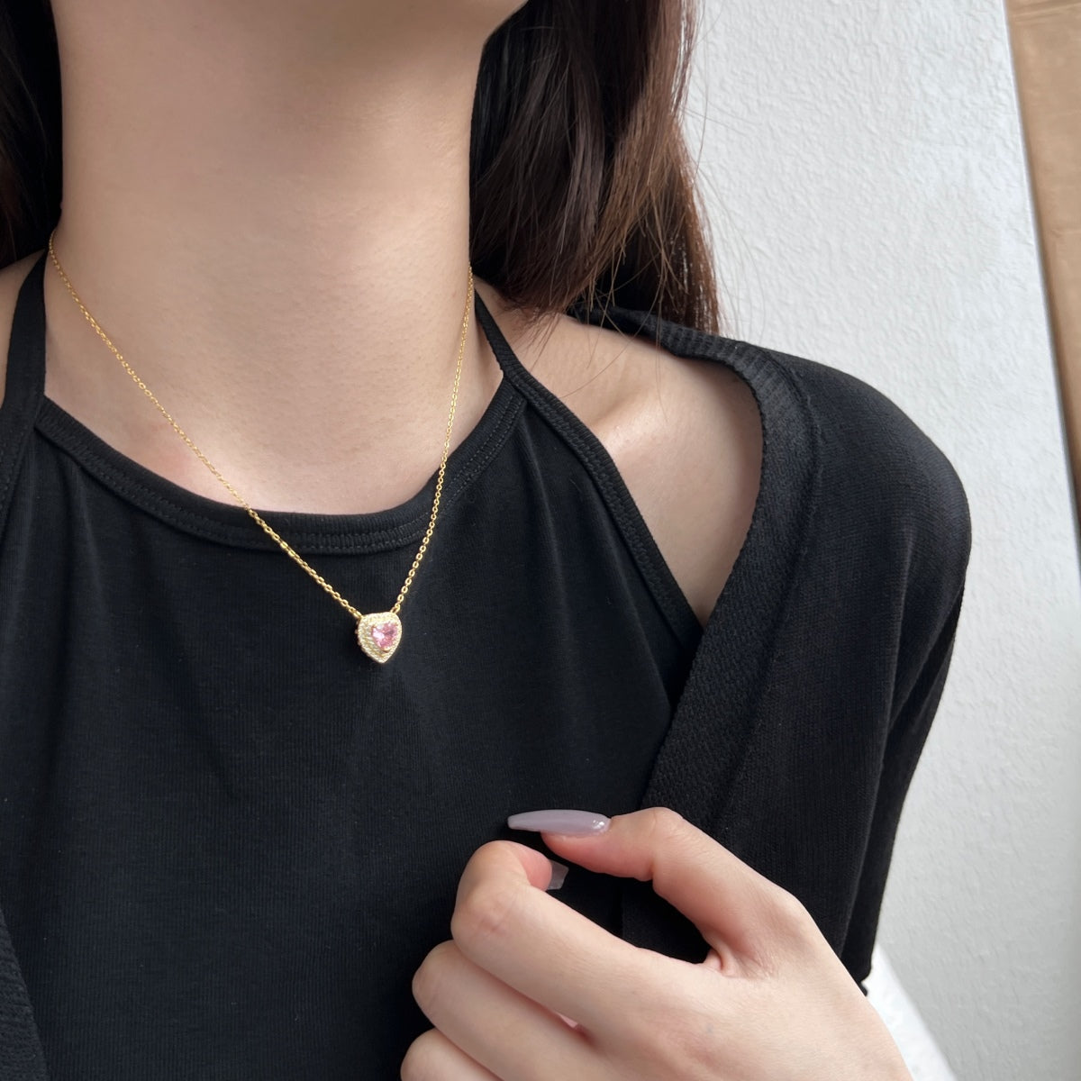 [Together]Exquisite Heart Shape Necklace