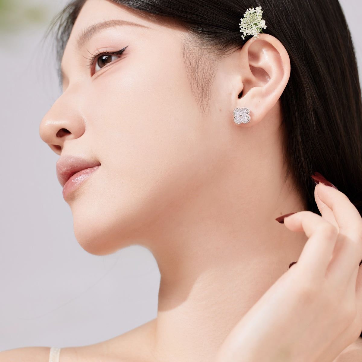 [Together]Four Leaf Clover Fashion Earrings